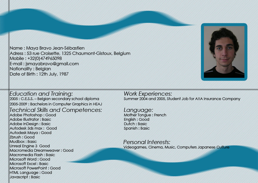 modele cv openoffice